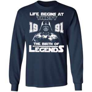 The Mandalorian Life Begins At Thirty 1991 The Birth Of Legend Shirt