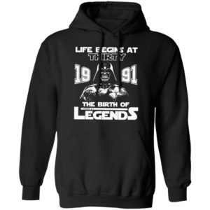 The Mandalorian Life Begins At Thirty 1991 The Birth Of Legend Shirt