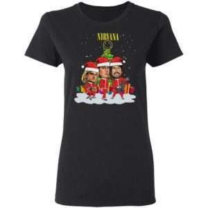 Nirvana Santa Band Christmas Tree Sweatshirt