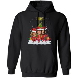 Nirvana Santa Band Christmas Tree Sweatshirt