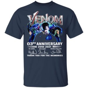 Venom 03Rd Anniversary Thank You For The Memories Signatures Shirt