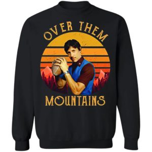 Uncle Rico Over Them Mountains Sunset Shirt