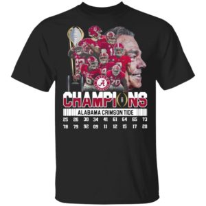 The Champions Alabama Crimson Tide Team Player 2021 Shirt