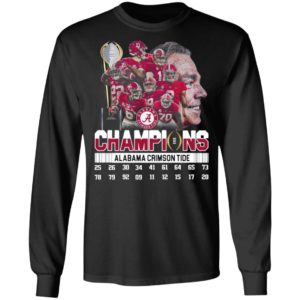 The Champions Alabama Crimson Tide Team Player 2021 Shirt