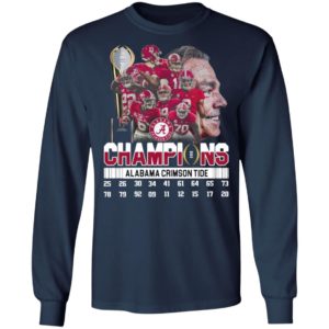 The Champions Alabama Crimson Tide Team Player 2021 Shirt