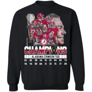 The Champions Alabama Crimson Tide Team Player 2021 Shirt
