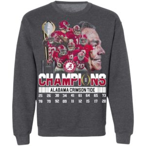 The Champions Alabama Crimson Tide Team Player 2021 Shirt