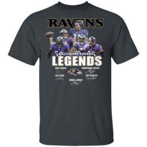 The Legends Baltimore Ravens Players Signatures Shirt