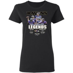The Legends Baltimore Ravens Players Signatures Shirt