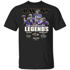 The Legends Baltimore Ravens Players Signatures Shirt