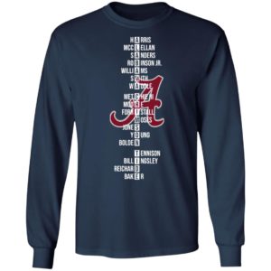 The Alabama Crimson Tide Name Players 2021 Shirt