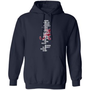 The Alabama Crimson Tide Name Players 2021 Shirt