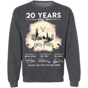 20 Years 2001 2021 Harry Potter Thank You For The Memories Shirt