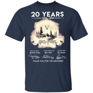 20 Years 2001 2021 Harry Potter Thank You For The Memories Shirt
