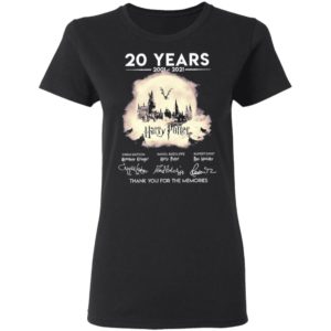 20 Years 2001 2021 Harry Potter Thank You For The Memories Shirt