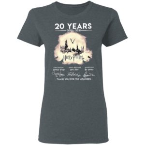 20 Years 2001 2021 Harry Potter Thank You For The Memories Shirt