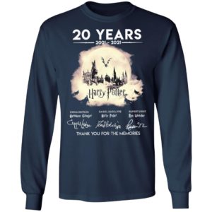 20 Years 2001 2021 Harry Potter Thank You For The Memories Shirt