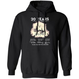 20 Years 2001 2021 Harry Potter Thank You For The Memories Shirt