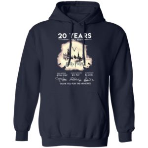 20 Years 2001 2021 Harry Potter Thank You For The Memories Shirt