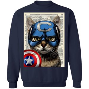 Cat Captain America Shirt