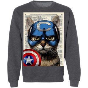 Cat Captain America Shirt