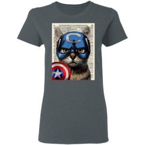Cat Captain America Shirt