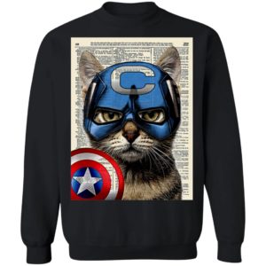 Cat Captain America Shirt