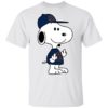 Snoopy Boston Celtics NBA Double Middle Fingers Fck You Shirt