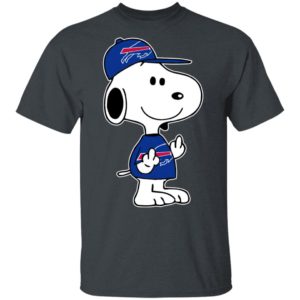 Snoopy Buffalo Bills NFL Double Middle Fingers Fck You Shirt