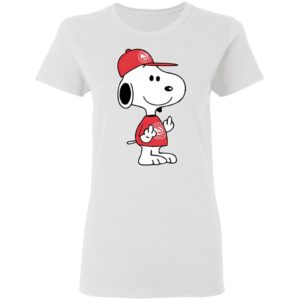 Snoopy Atlanta Hawks NBA Double Middle Fingers Fck You Shirt