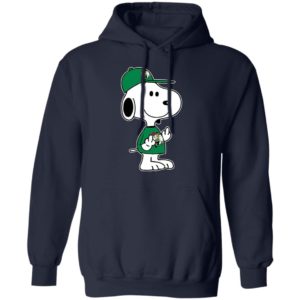 Snoopy Boston Celtics NBA Double Middle Fingers Fck You Shirt