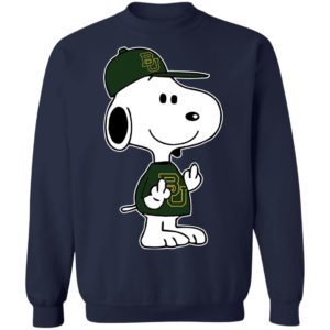 Snoopy Baylor Bears NCAA Double Middle Fingers Fck You Shirt