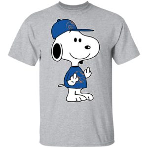 Snoopy Boise State Broncos NCAA Double Middle Fingers Fck You Shirt