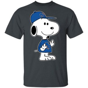 Snoopy Boston Bruins NHL Double Middle Fingers Fck You Shirt