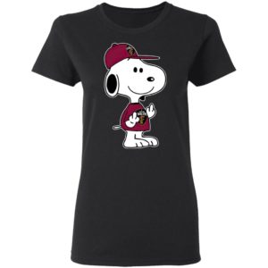 Snoopy Cleveland Cavaliers NBA Double Middle Fingers Fck You Shirt