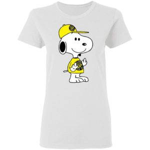 Snoopy Columbus Crew SC MLS Double Middle Fingers Fck You Shirt