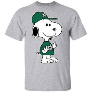 Snoopy Dallas Stars NHL Double Middle Fingers Fck You Shirt