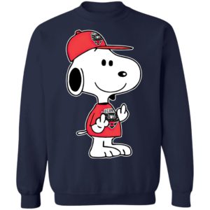 Snoopy DC United MLS Double Middle Fingers Fck You Shirt