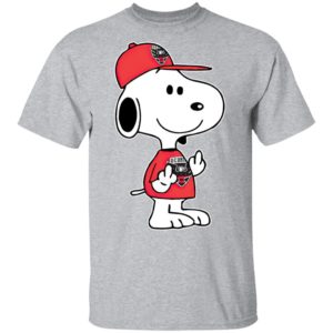 Snoopy DC United MLS Double Middle Fingers Fck You Shirt