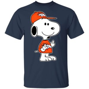 Snoopy Denver Broncos NFL Double Middle Fingers Fck You Shirt