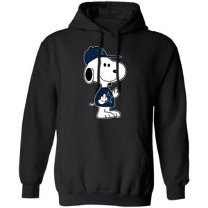Snoopy Dallas Cowboys NFL Double Middle Fingers Fck You Shirt