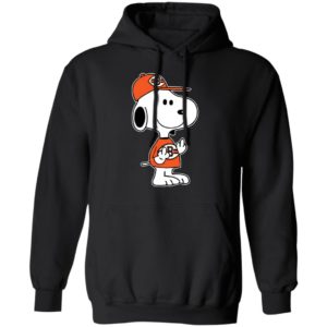 Snoopy Cleveland Browns NFL Double Middle Fingers Fck You Shirt