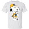 Snoopy Green Bay Packers NFL Double Middle Fingers Fck You Shirt