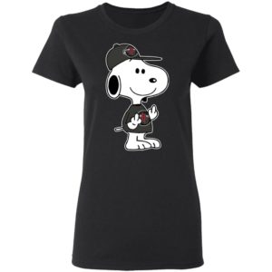 Snoopy Houston Rockets NBA Double Middle Fingers Fck You Shirt