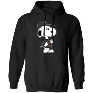 Snoopy Houston Rockets NBA Double Middle Fingers Fck You Shirt
