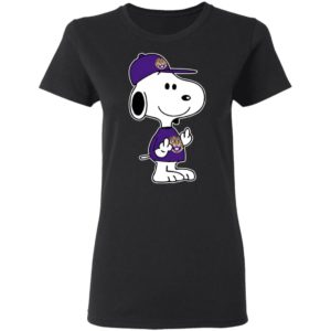 Snoopy LSU Tigers NCAA Double Middle Fingers Fck You Shirt