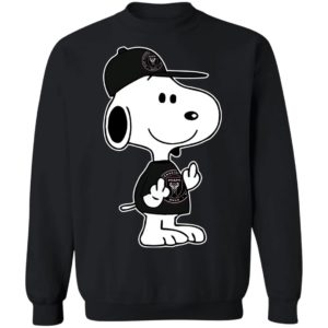 Snoopy Inter Miami CF MLS Double Middle Fingers Fck You Shirt