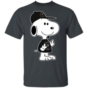 Snoopy Inter Miami CF MLS Double Middle Fingers Fck You Shirt