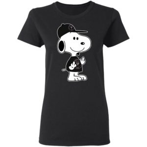 Snoopy Inter Miami CF MLS Double Middle Fingers Fck You Shirt