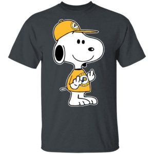 Snoopy Indiana Pacers NBA Double Middle Fingers Fck You Shirt